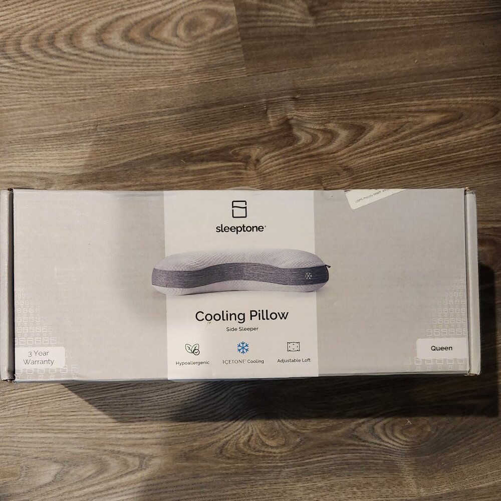 Sleeptone Icetone luxury Cooling Pillow-Queen size side sleeper NIB